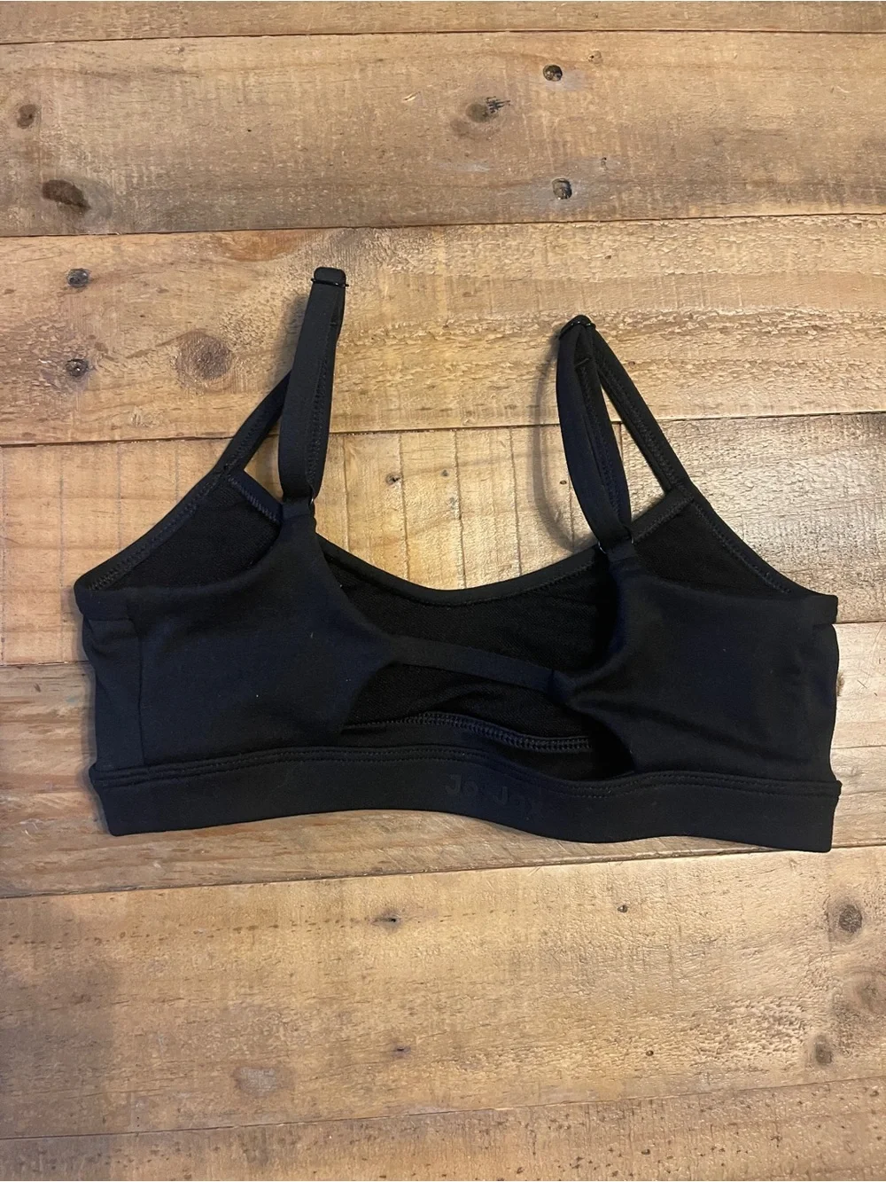 Jo & Jax Tops; Youth Medium Red Cropped  Top & Black Strappy Bralette Set
